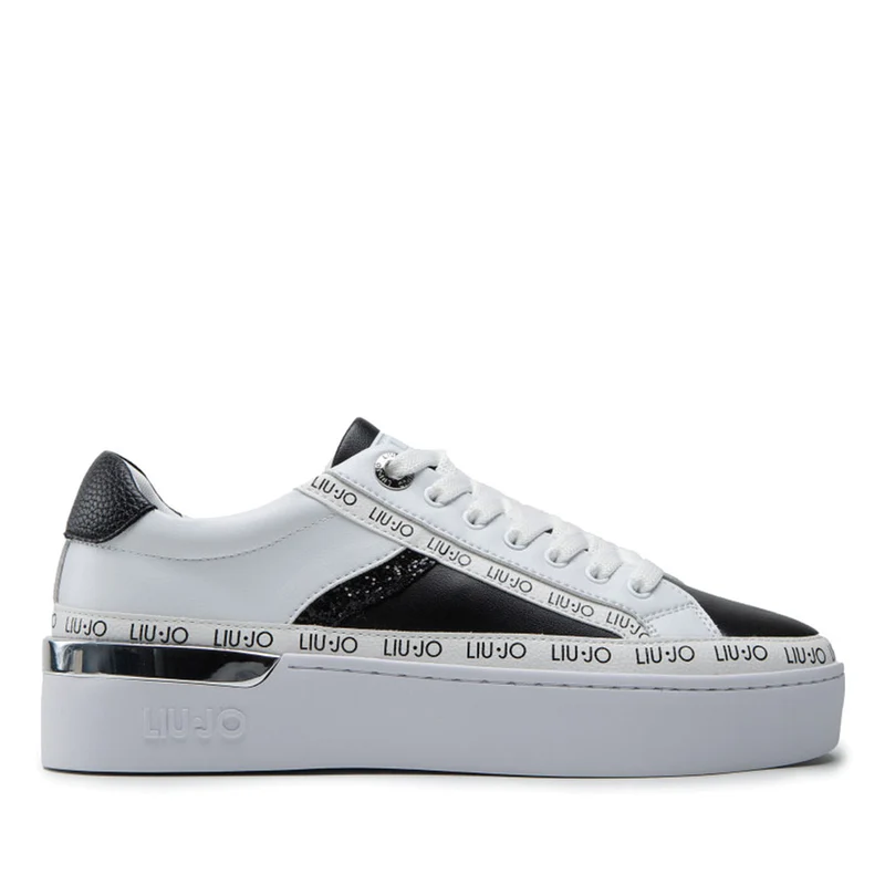 Scarpe Donna LIU JO Sneakers Silvia 66 Bianca e Nera