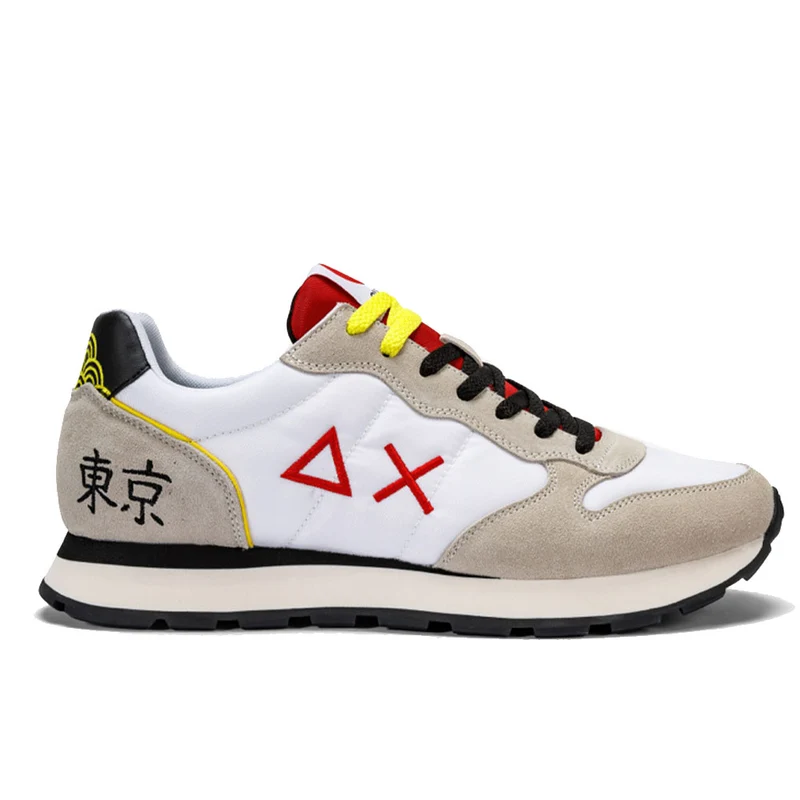 Scarpe Uomo Sun68 Sneakers Tom World Tour Colore Bianco