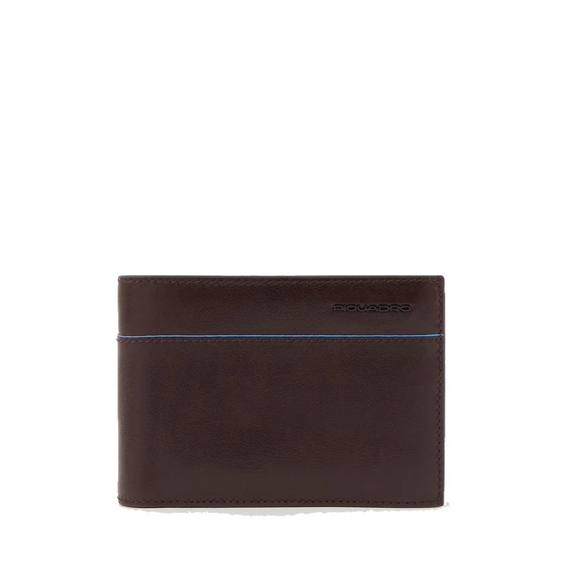 Portafoglio Uomo PIQUADRO con Porta Monete Linea Revamp Colore Mogano - PU257B2VR