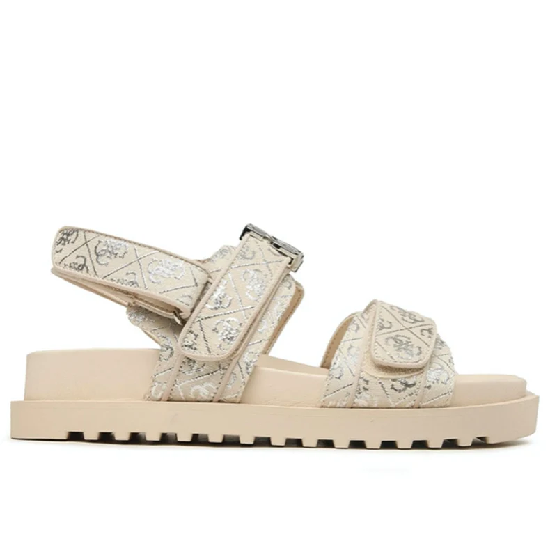 Sandali Donna GUESS Linea Fabelis Colore Beige - Silver