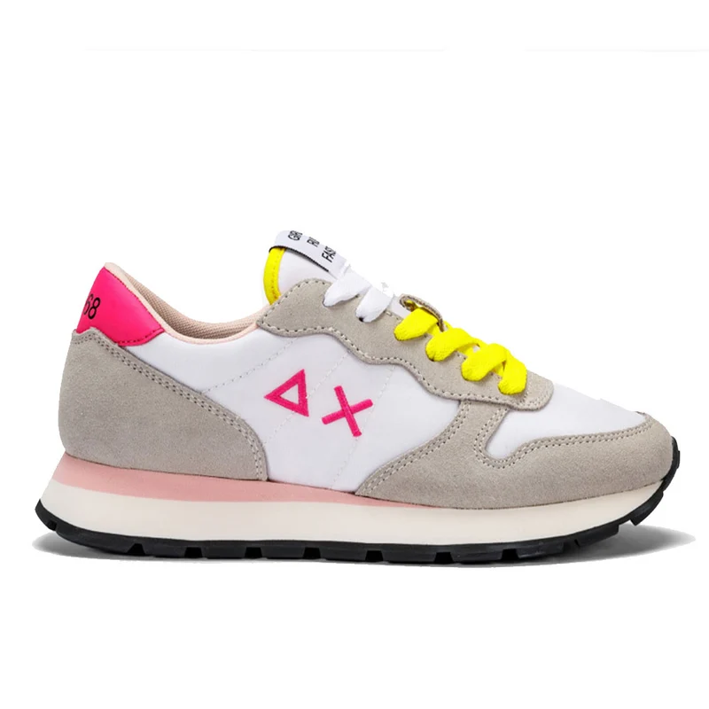 Scarpe Donna Sun68 Sneakers Ally Solid Nylon Colore Bianco - Z33201