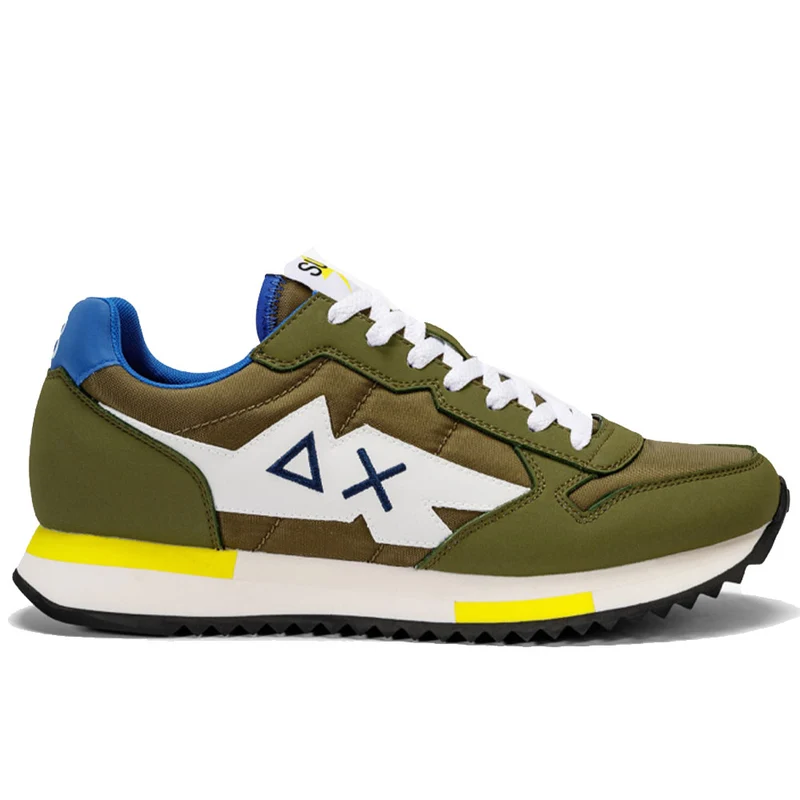 Scarpe Uomo Sun68 Sneakers Niki Solid Militare - Z33121