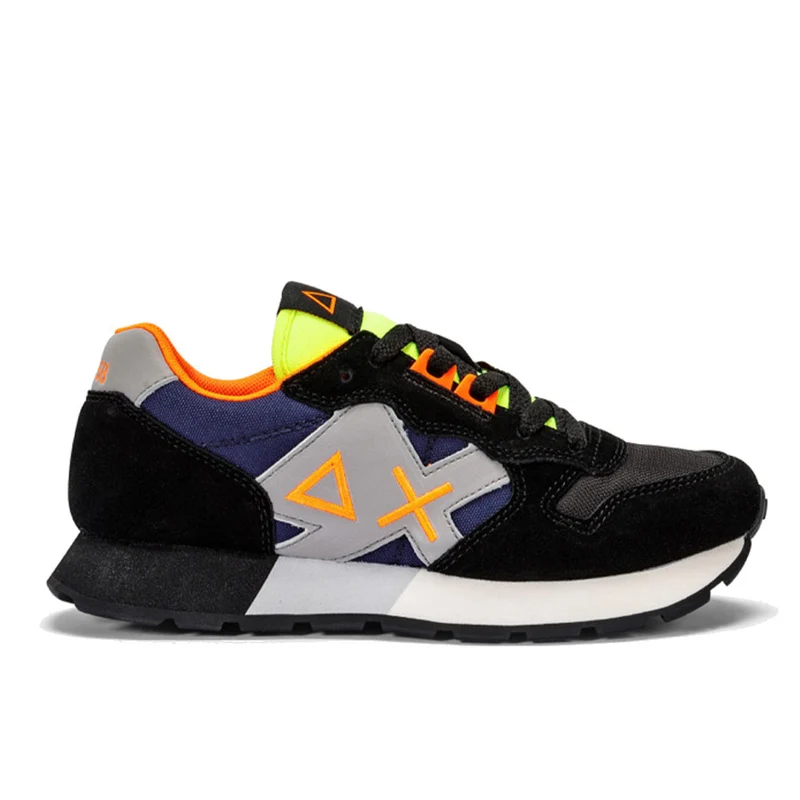 Scarpe SUN68 Sneakers Boy's Jaki Fluo Teen Colore Nero - Navy Blue
