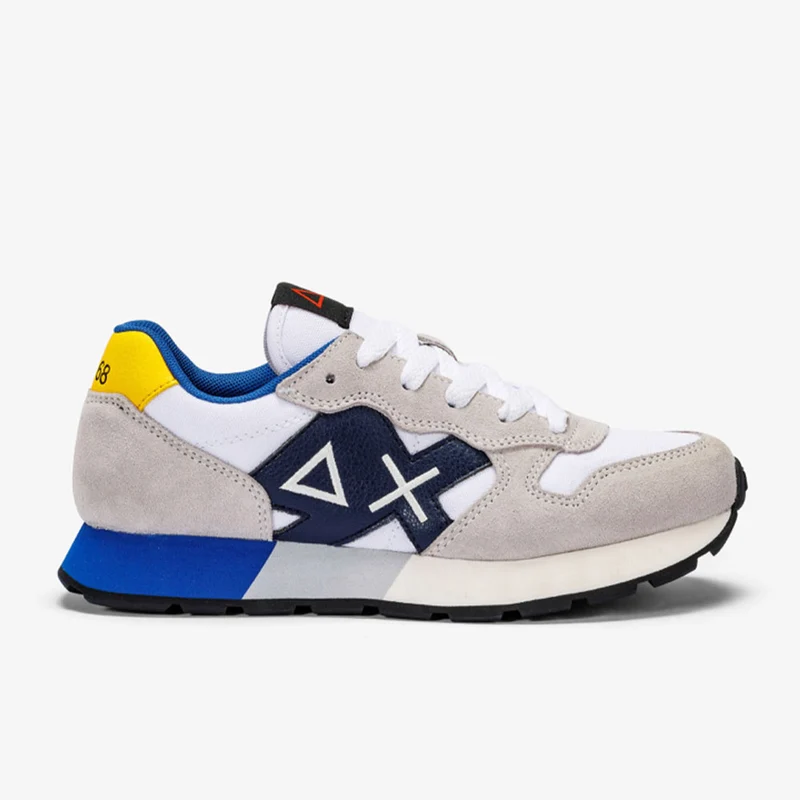 Scarpe SUN 68 Sneakers Boy's Jaki Solid Teen Colore Bianco
