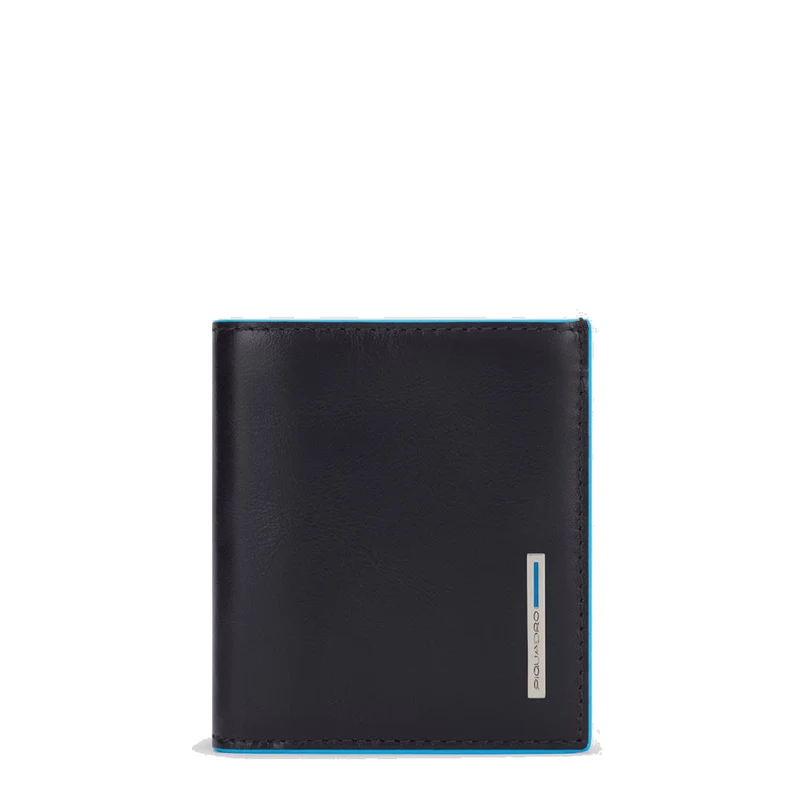 Portafoglio Uomo Verticale PIQUADRO in Pelle Nero - PU5963B2R