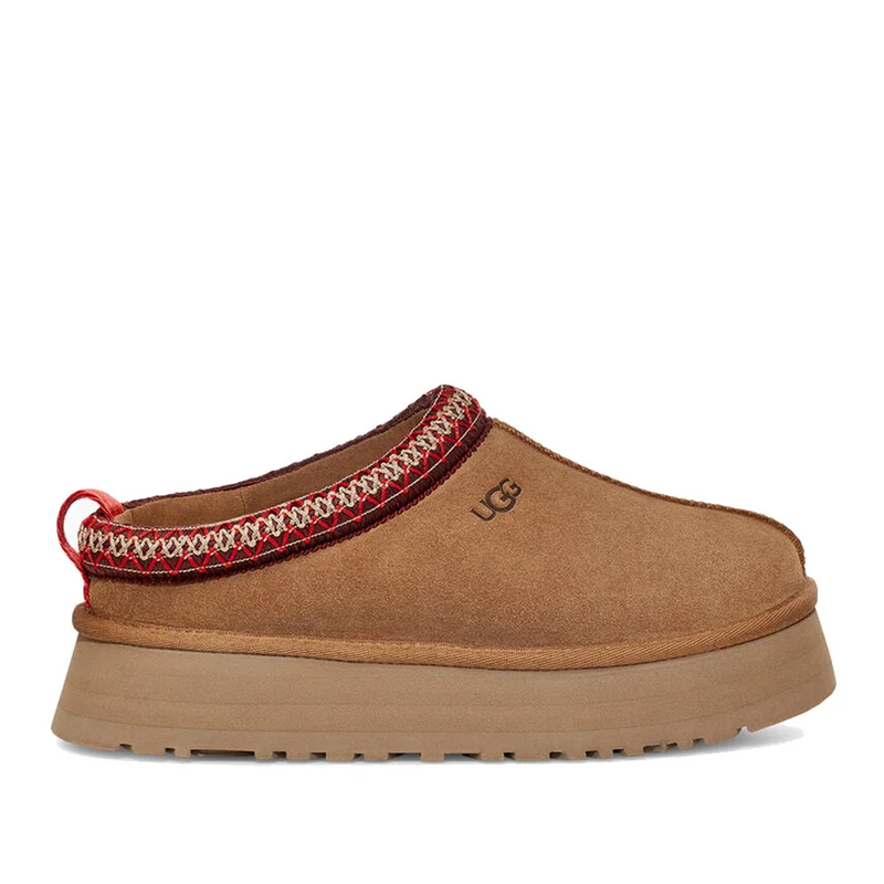 Scarpe Donna UGG Slipper Tazz in Pelle Scamosciata colore Chestnut