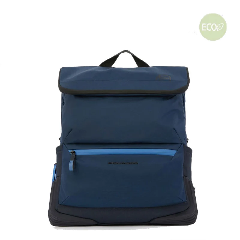 Zaino PIQUADRO Con Porta Computer 15,6" e iPad® in Tessuto Colore Blu Linea Corner 2.0 - CA5855C2O
