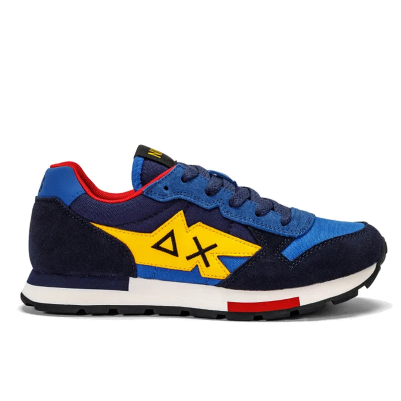 Scarpe SUN68 Sneakers Boy's Niki Crazy Boy Teen Colore Navy Blue