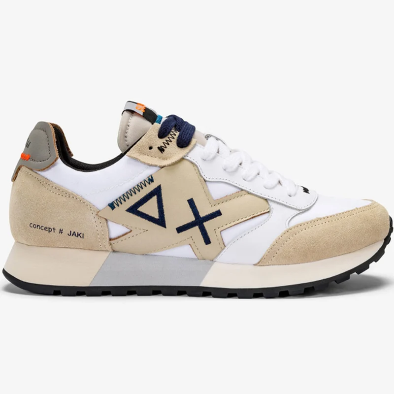 Scarpe Uomo Sun68 Sneakers Uncle Jaki Colore Bianco