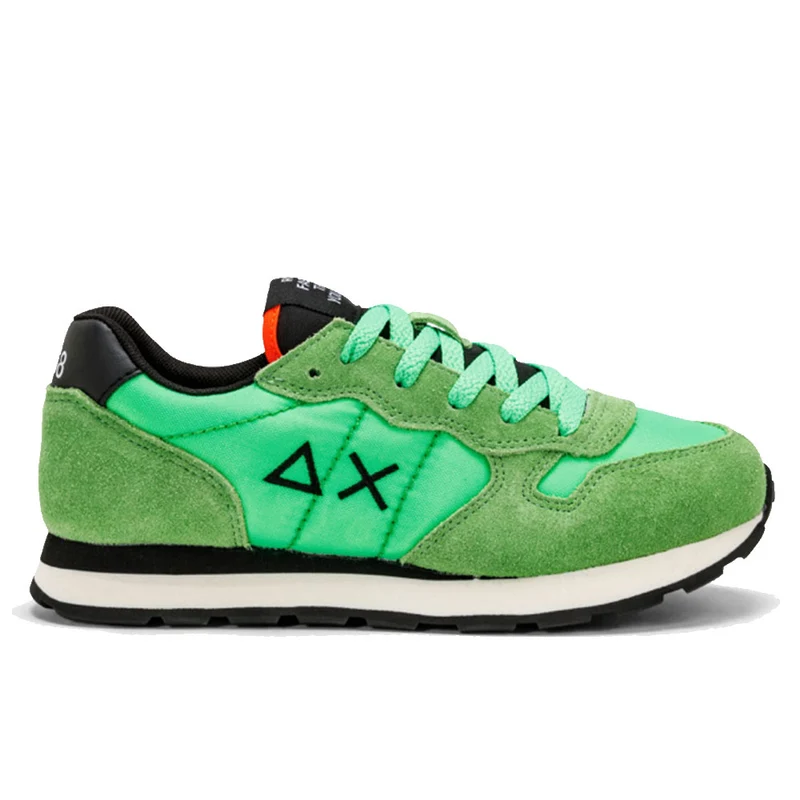 Scarpe Bambino SUN 68 Sneakers Boy's Tom Solid Nylon Verde Fluo