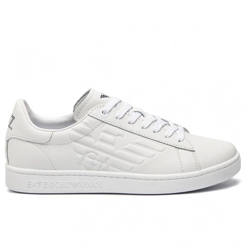 Scarpe Uomo EA7 Emporio Armani Sneakers Con Logo Laterale Colore Bianco