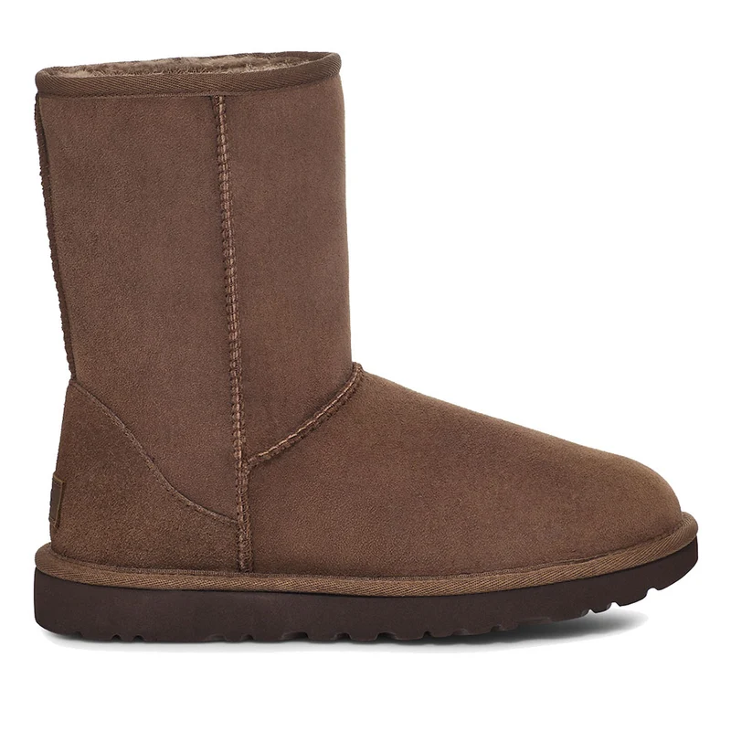 Stivali Donna UGG Classic Short II in Pelle Scamosciata color Burnt Cedar