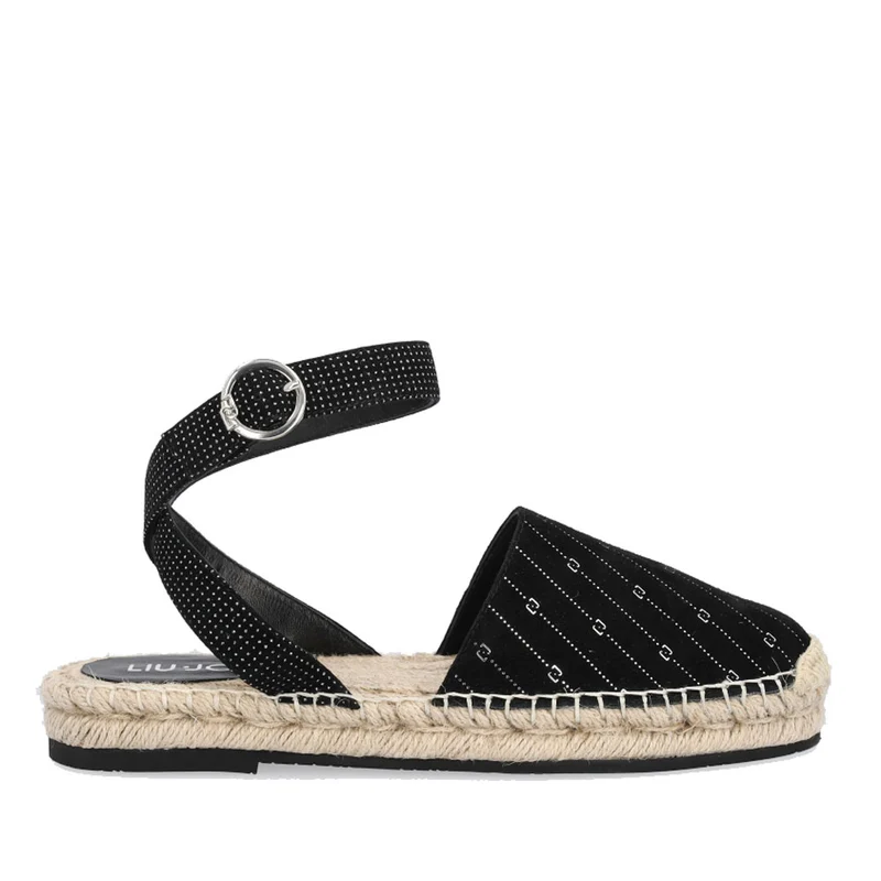 Scarpe Donna LIU JO Espadrillas in Camoscio Nero