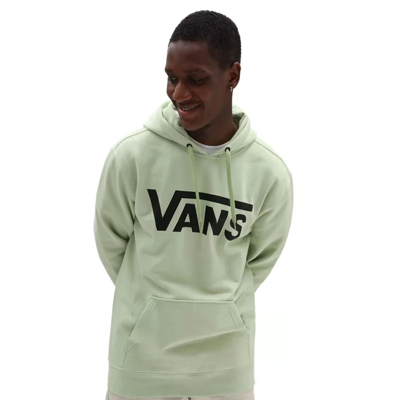 Felpa con Cappuccio VANS linea Classic colore Celadon Green