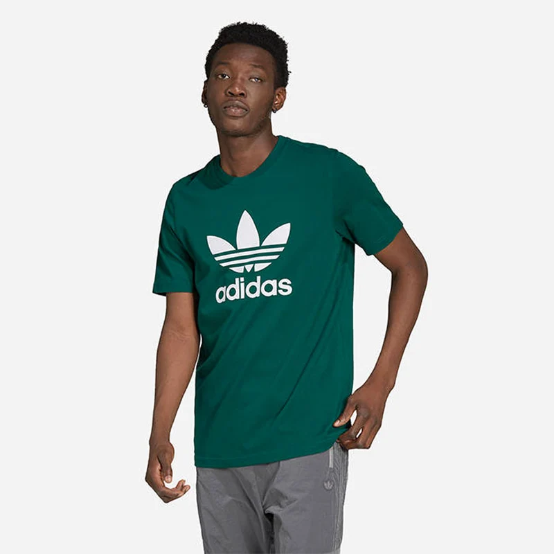 T-Shirt Uomo ADIDAS linea Adicolor Classics Trefoil colore Collegiate Green