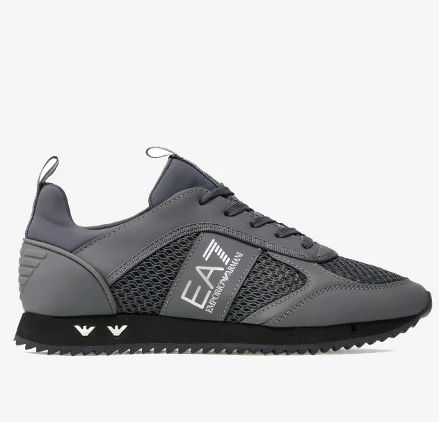 Scarpe Unisex EA7 Emporio Armani Sneakers Colore Iron Gate - Black - Silver
