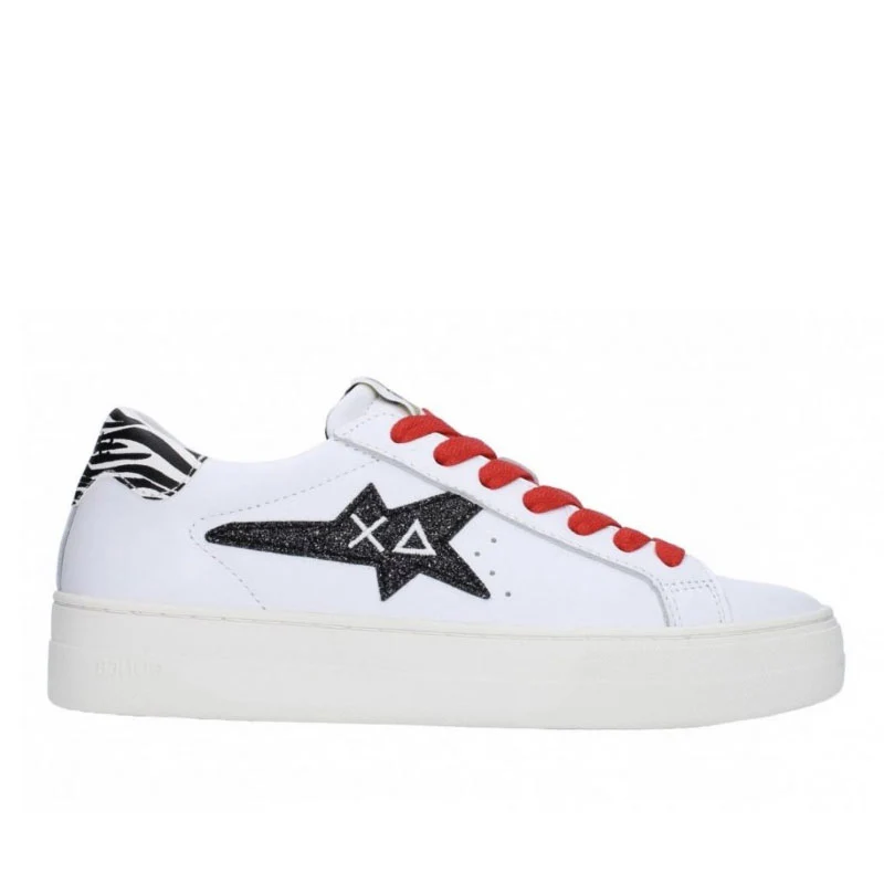 Scarpe Donna Sun68 Sneakers Betty Colore Bianco - Nero