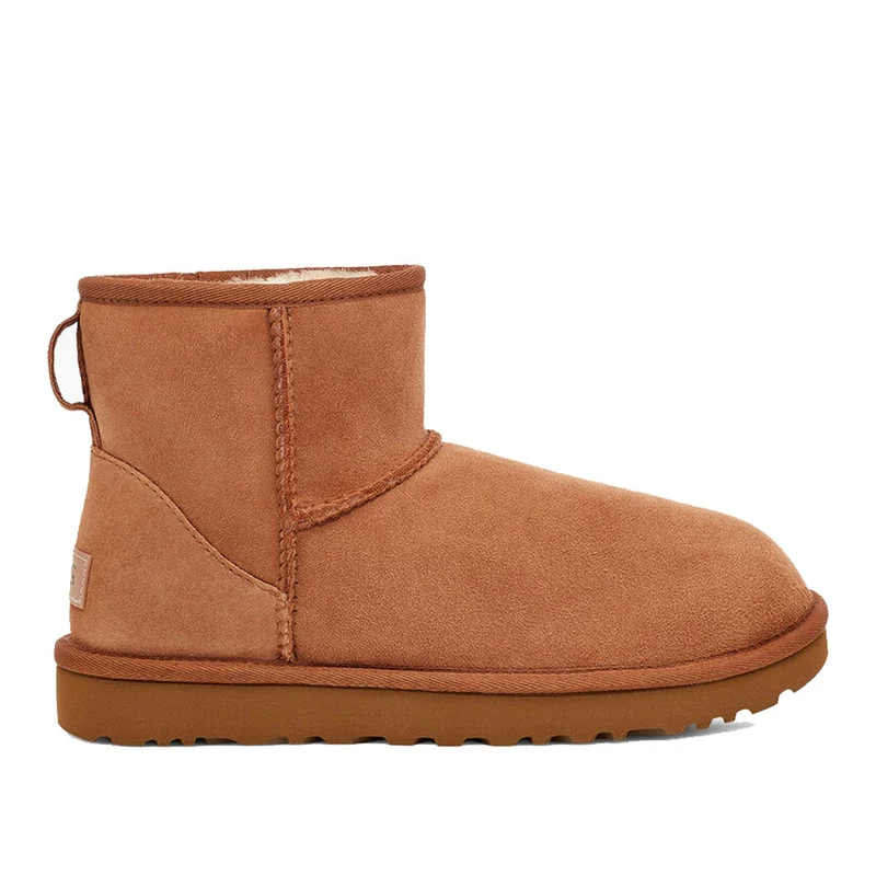 Stivaletti Donna UGG Classic Mini II in Pelle Scamosciata colore Chestnut