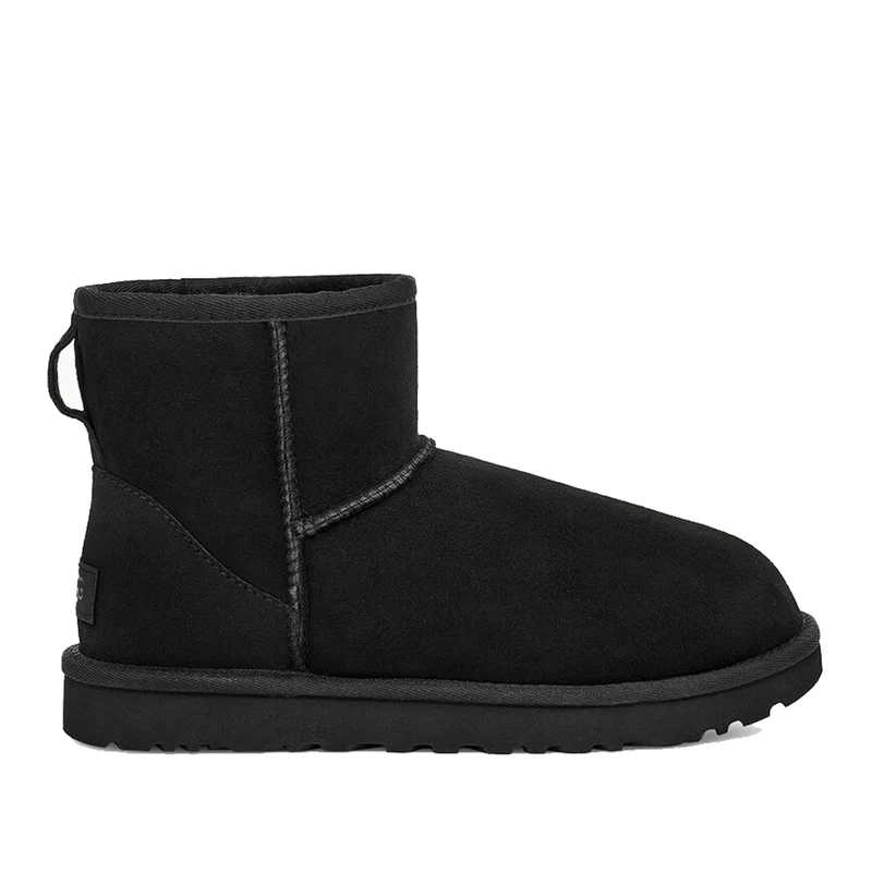 Stivaletti Donna UGG Classic Mini II in Pelle Scamosciata Nera