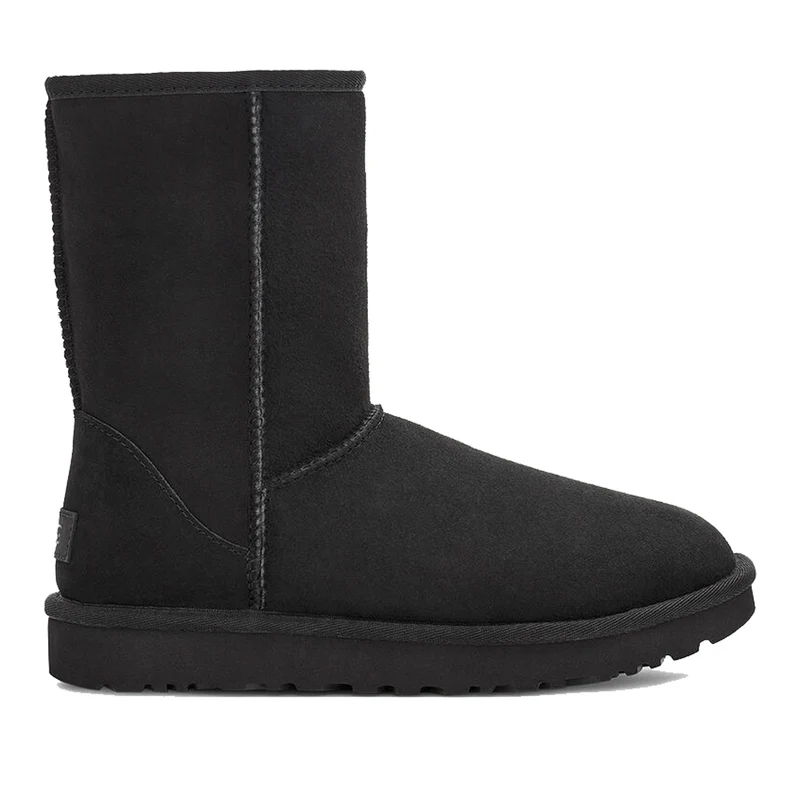 Stivali Donna UGG Classic Short II in Pelle Scamosciata Nera