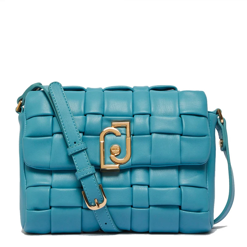 Borsa Donna a Tracolla LIU JO Intrecciata colore Ocean Wave