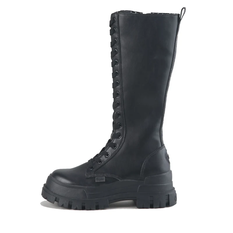 Scarpe BUFFALO Anfibi Alti Vegan linea Aspha On colore Nero