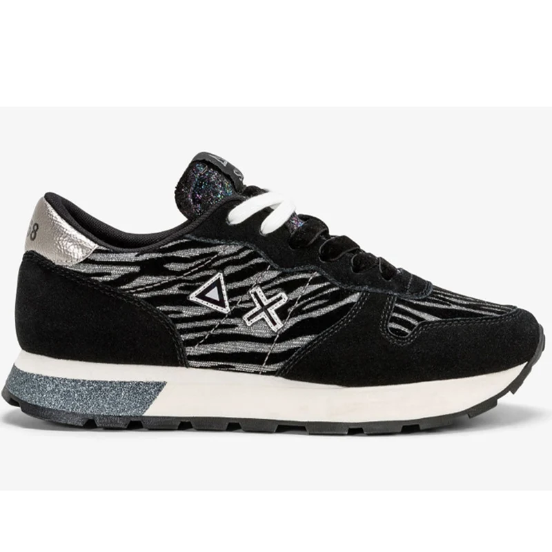 Scarpe Donna Sun68 Sneakers Ally Animal Soul Argento