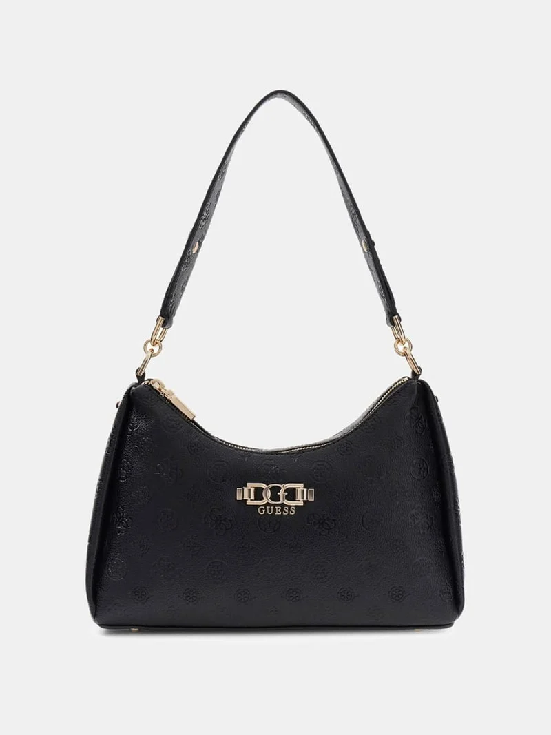 GUESS ANISE DOUBLE ZIP SHOULDER BAG