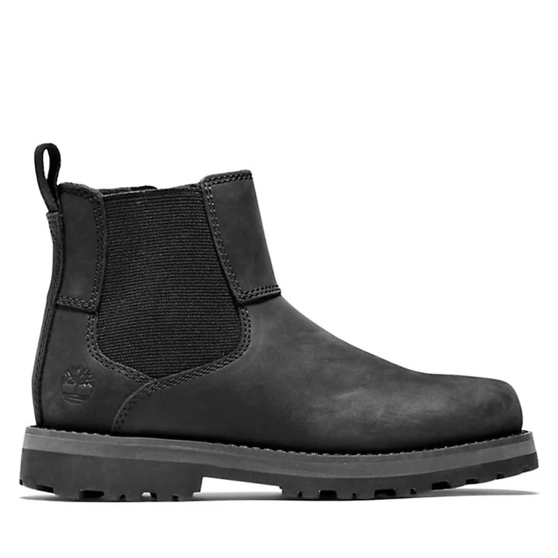 Scarpe Bambino TIMBERLAND Stivaletti Chelsea linea Courma Kid colore Nero