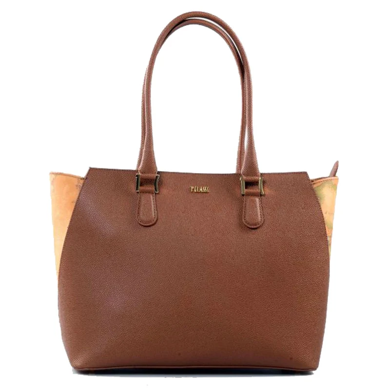 Borsa Donna Shopper a Spalla 1A Classe Alviero Martini linea Dream Way Marrone GQ24