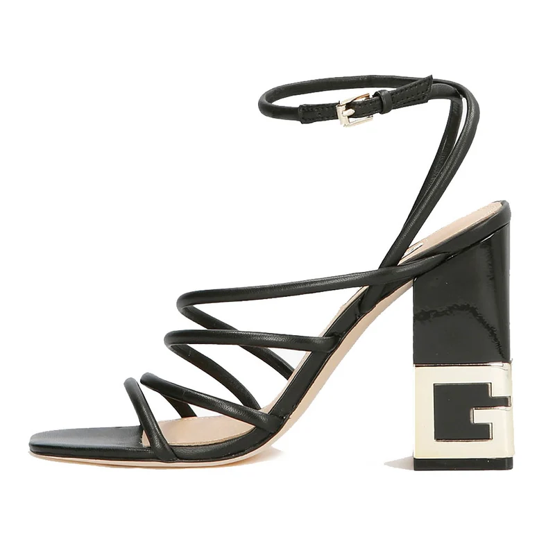 Sandali Donna con Tacco GUESS colore Nero Linea Tacey