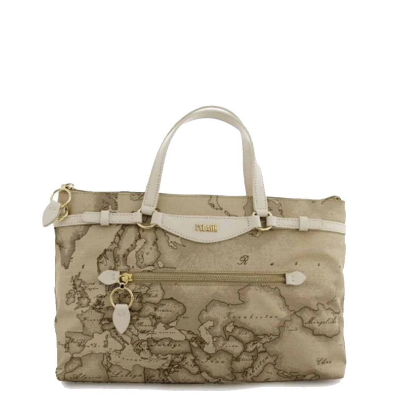 Borsa Donna a Mano 1A Classe Alviero Martini Linea Soft Sound Geo Safari color Rafia GQ58
