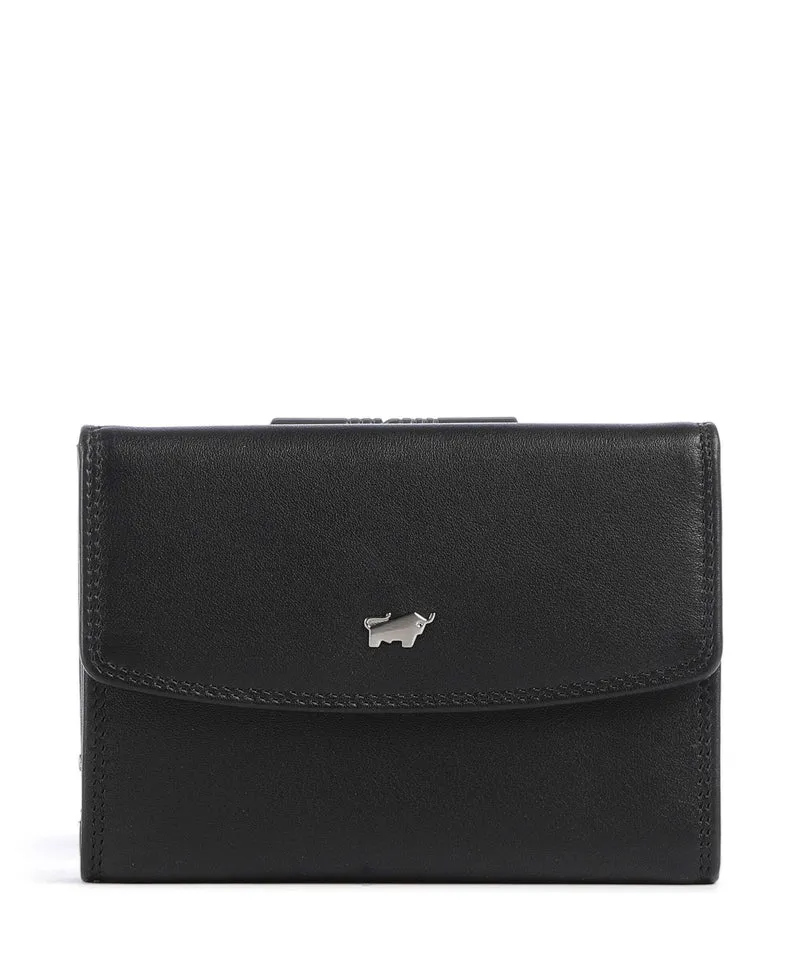 Braun Büffel Golf Portafoglio schwarz