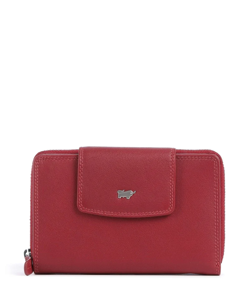 Braun Büffel Golf Portafoglio rot