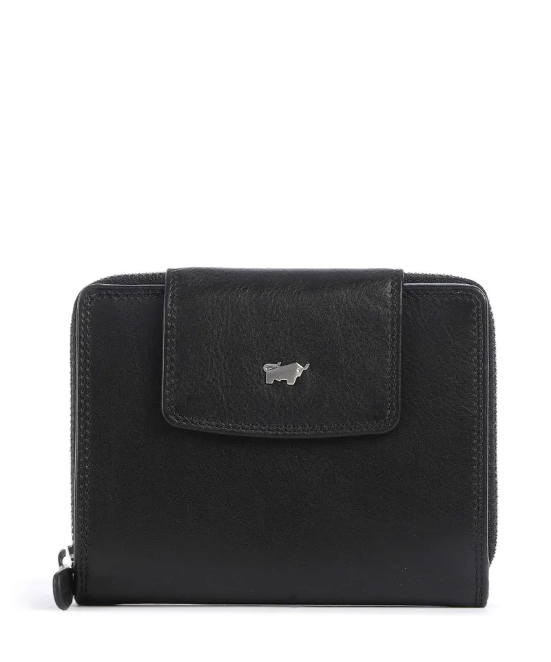 Braun Büffel Golf Portafoglio schwarz