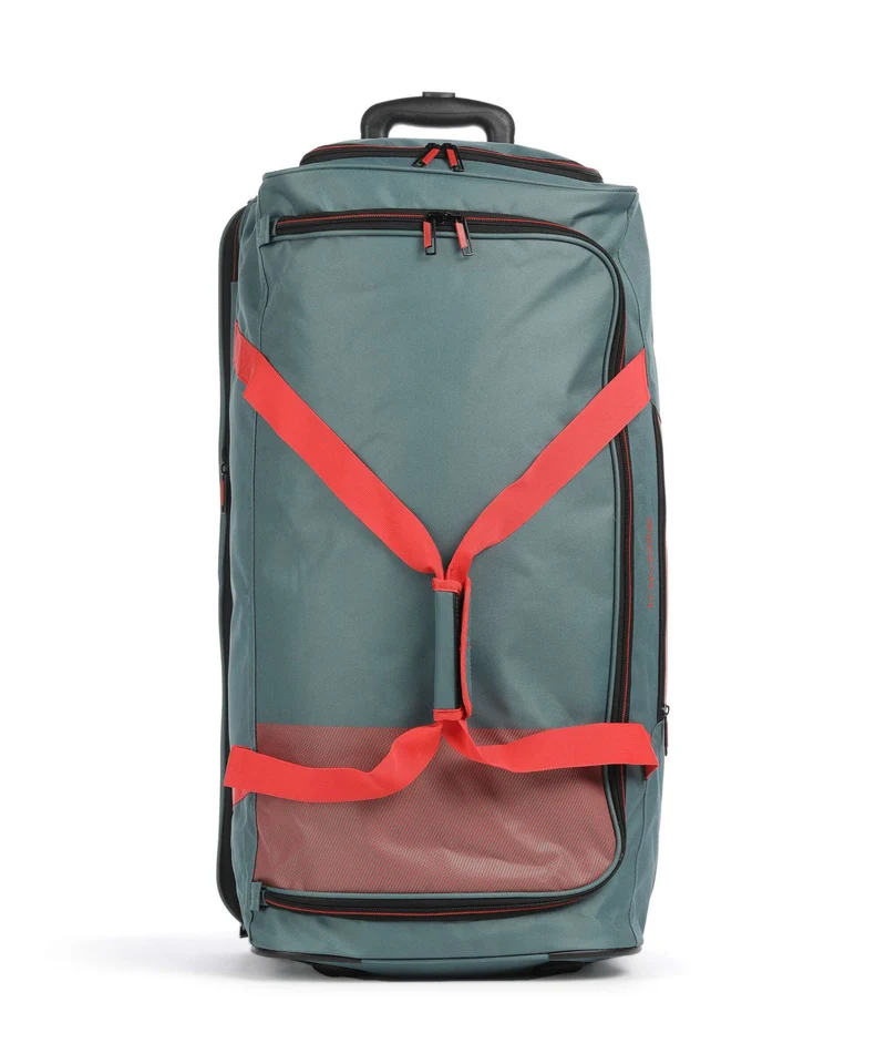 Travelite Basics Borsone trolley grün/orange