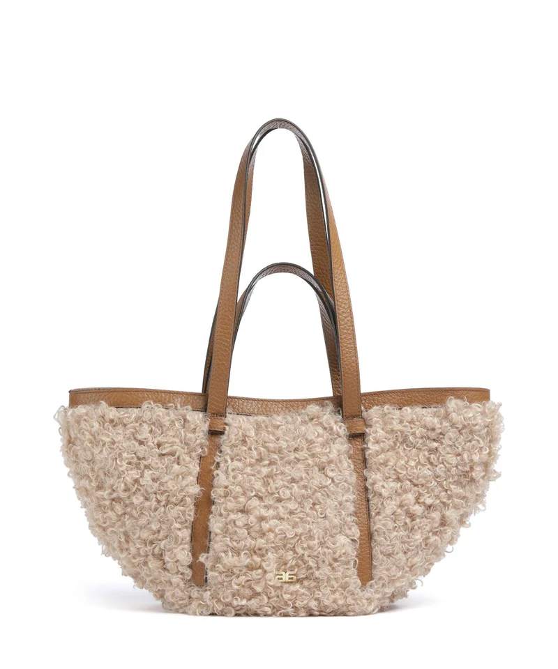 Abro Latxa Cosmo Medium Borsa shopper natural