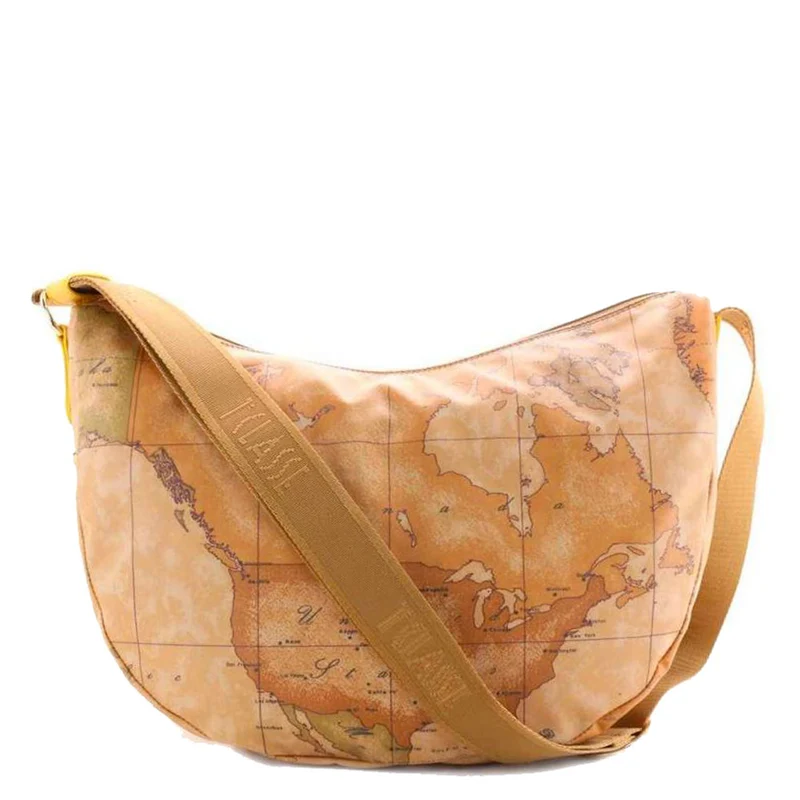 Borsa Donna a Tracolla 1A Classe Alviero Martini linea Soft Sound colore Geo Classic e Giallo GP60