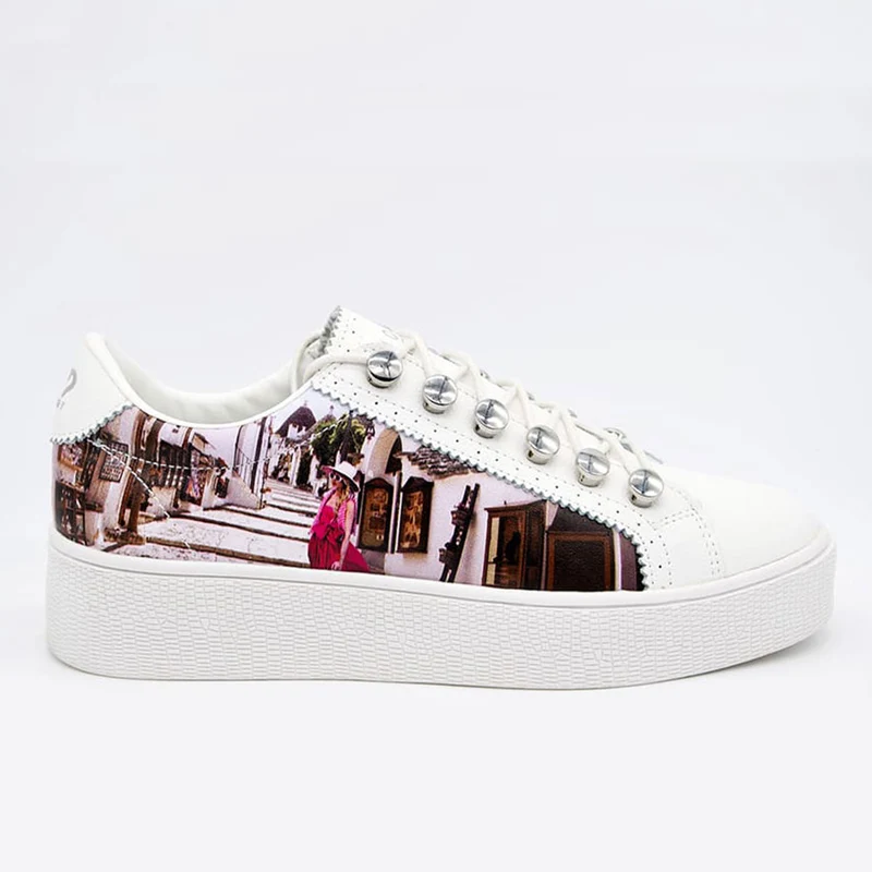 Scarpe Donna Y Not Sneakers Stampa Alberobello