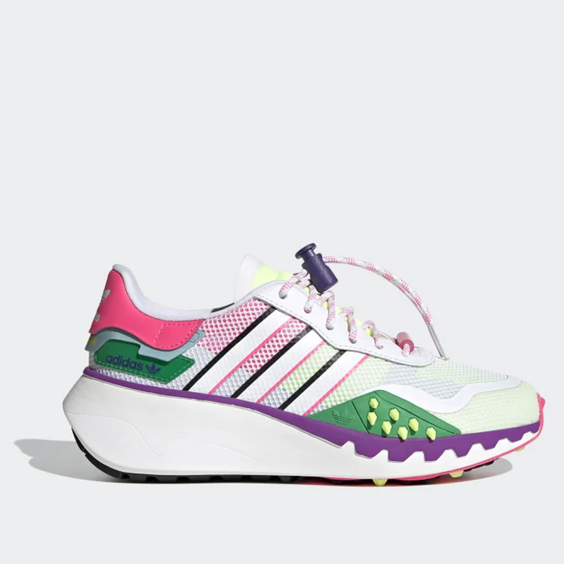Scarpe Donna ADIDAS Sneakers linea Choigo colore Bianco Rosa e Viola