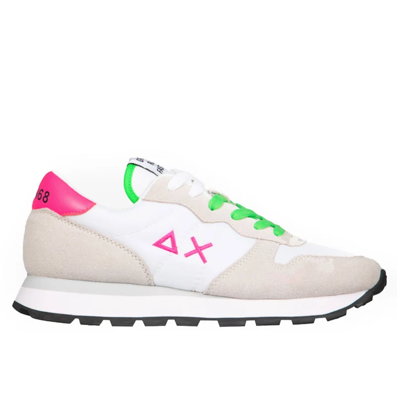 Scarpe Donna Sun68 Sneakers Ally Solid Nylon Bianco