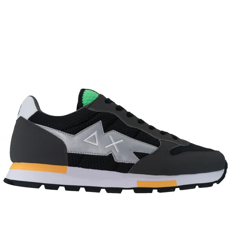 Scarpe Uomo Sun68 Sneakers Niki Crazy Boy colore Nero - Grigio Scuro