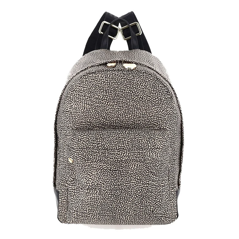 Zaino Donna BORBONESE in Tessuto linea Jet Op colore Natural Black