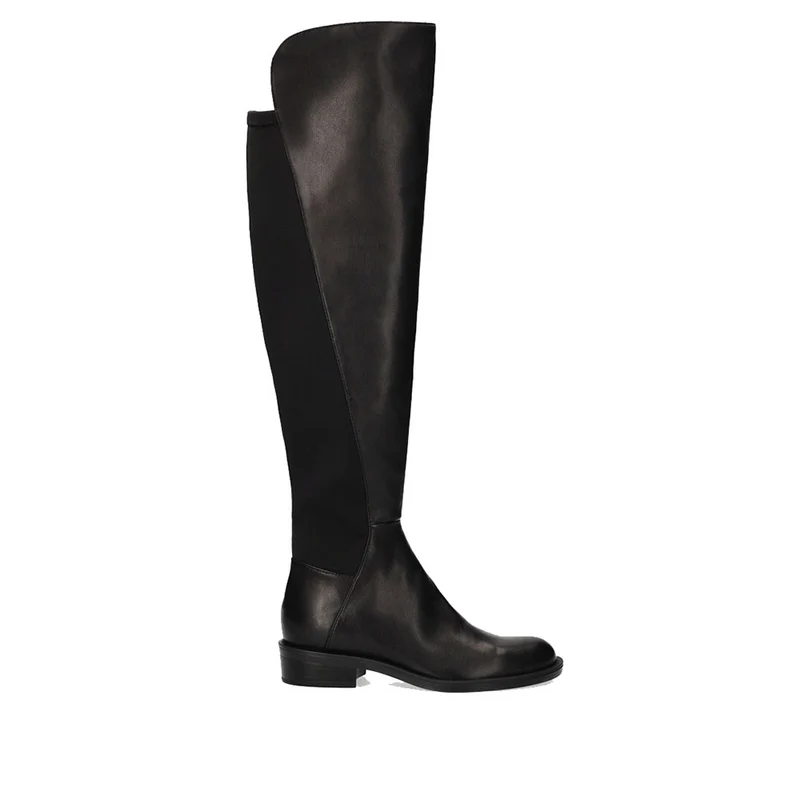 Scarpe Donna LIU JO Stivali al Ginocchio in Pelle Nera
