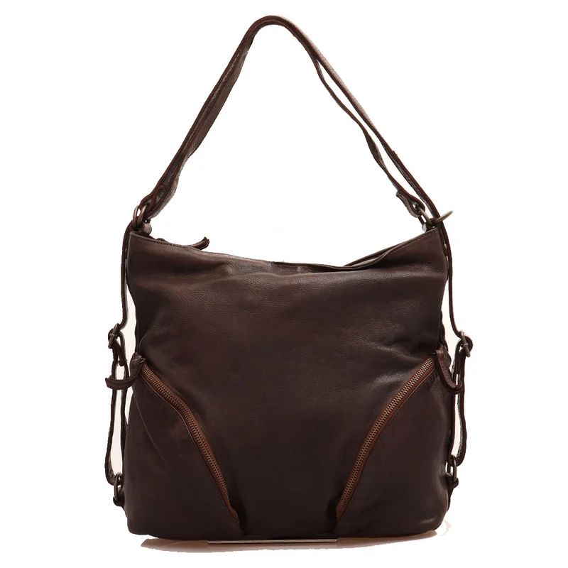Borsa Donna a Spalla GIANNI CONTI in Pelle Marrone