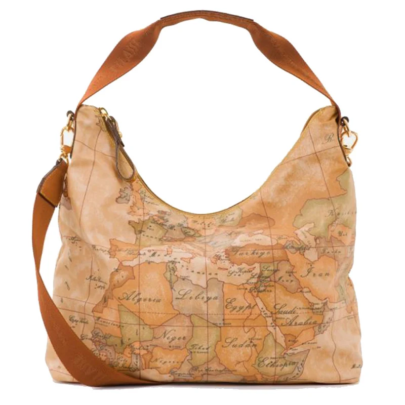 Borsa Donna a Spalla con Tracolla 1A Classe Alviero Martini linea Geo Soft colore Geo Classic N736