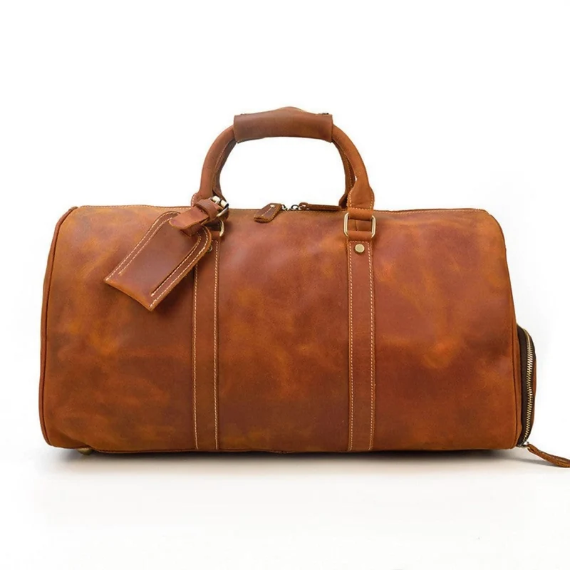 Brown Leather Crossbody Bag