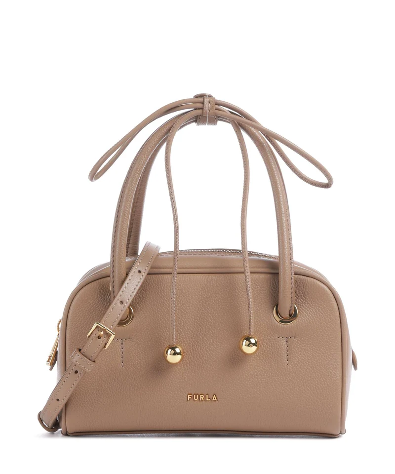 Furla Poppy Mini Borsa a mano toffee