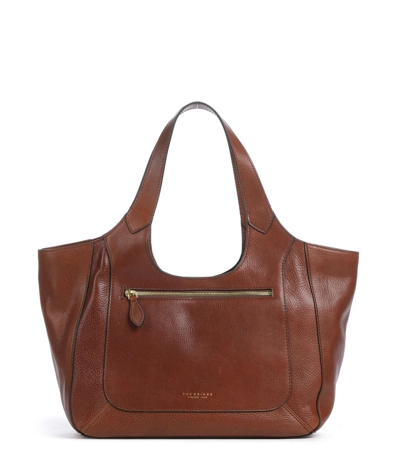 The Bridge Luce Soft Borsa shopper marrone