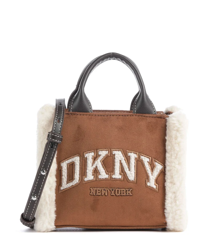 DKNY Hadlee Mini Borsa a tracolla walnut